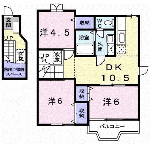 ミニョンラシーヌ 間取り図