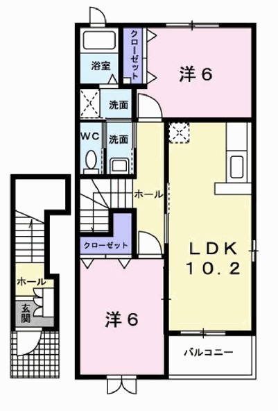 エレガンシア 間取り図