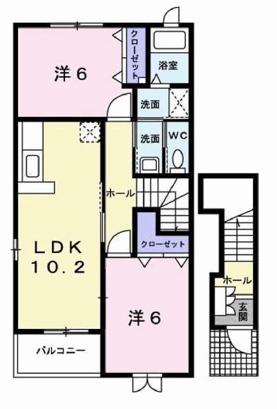 エレガンシア 間取り図