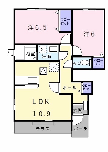 カモミールⅢ　Ａ 間取り図