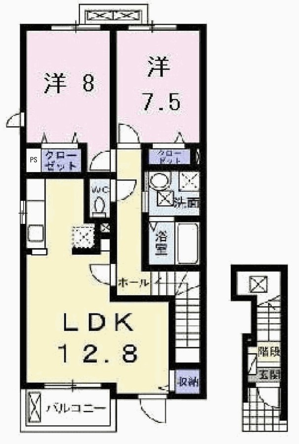 カーサフェリーチェ　Ⅱ 間取り図