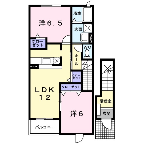 パストラルⅡ 間取り図