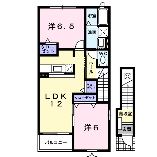 デスパシオ下戸田 間取り図