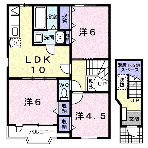クインシー５ 間取り図