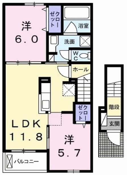 ノール・テリトワールⅡ 間取り図