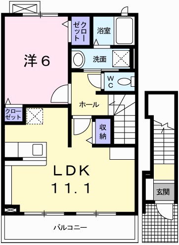 フラン北条 間取り図