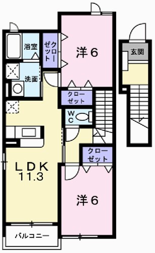 グレイスフル弐番館 間取り図