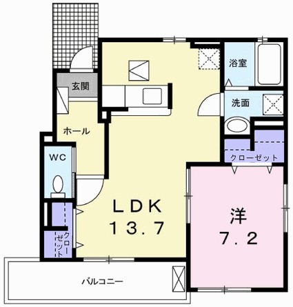 ラッフィナートⅡ 間取り図