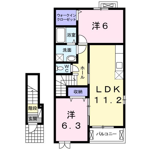 ラブリーコート 間取り図