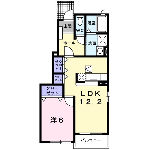ヴィエルジュ 間取り図
