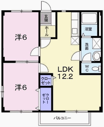 アリビラⅡ 間取り図
