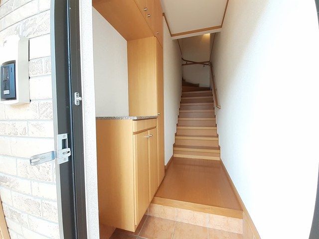 フラットワンＢ 玄関