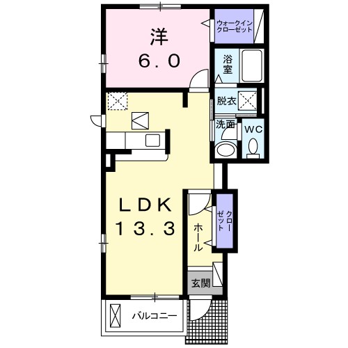 ラッフィナートⅠ 間取り図
