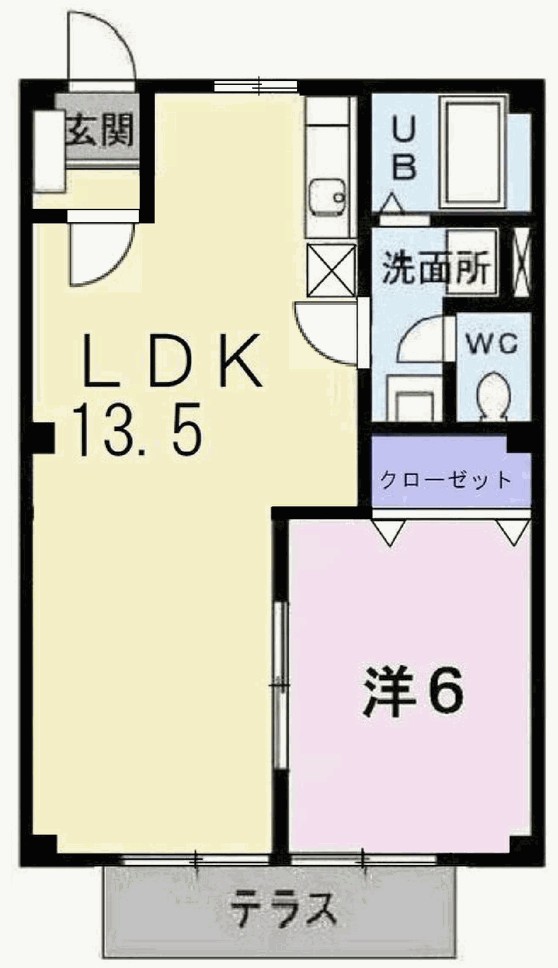 エル・ガーデンＢ 間取り図