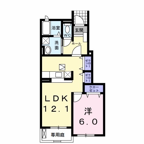 ヴェルサン・アベニュⅡ 間取り図