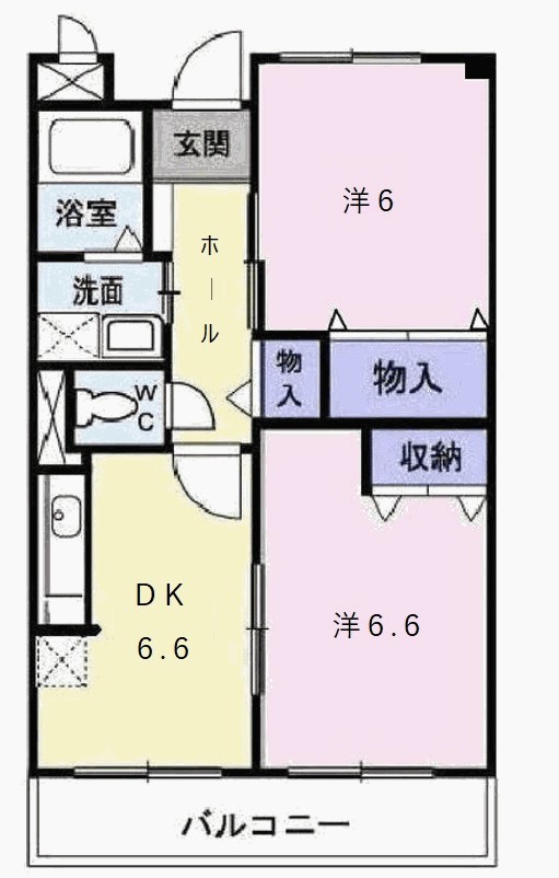 クインシー１５ 間取り図