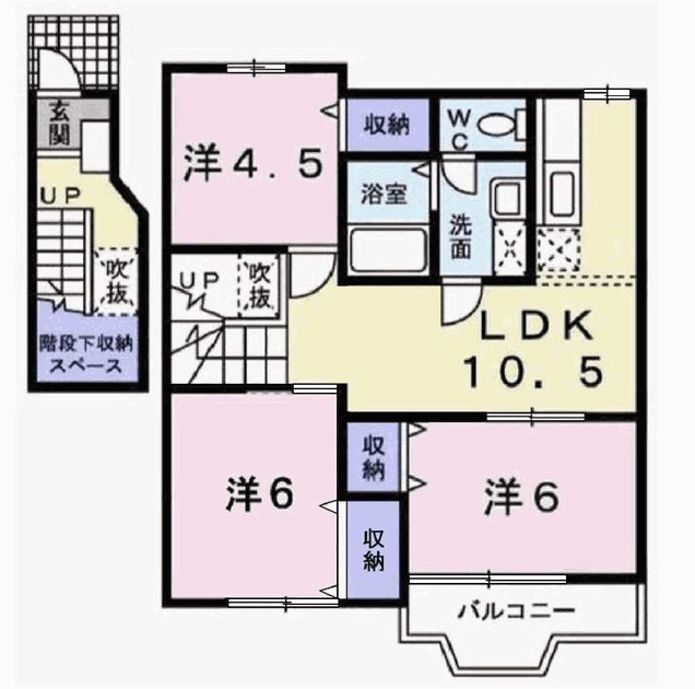 ジュアン壱番館 間取り図