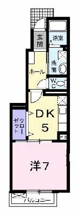 カルマーレＡ 間取り図