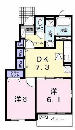 プロムナード　Ｂ 間取り図