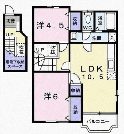 ジョリーパーク 間取り図