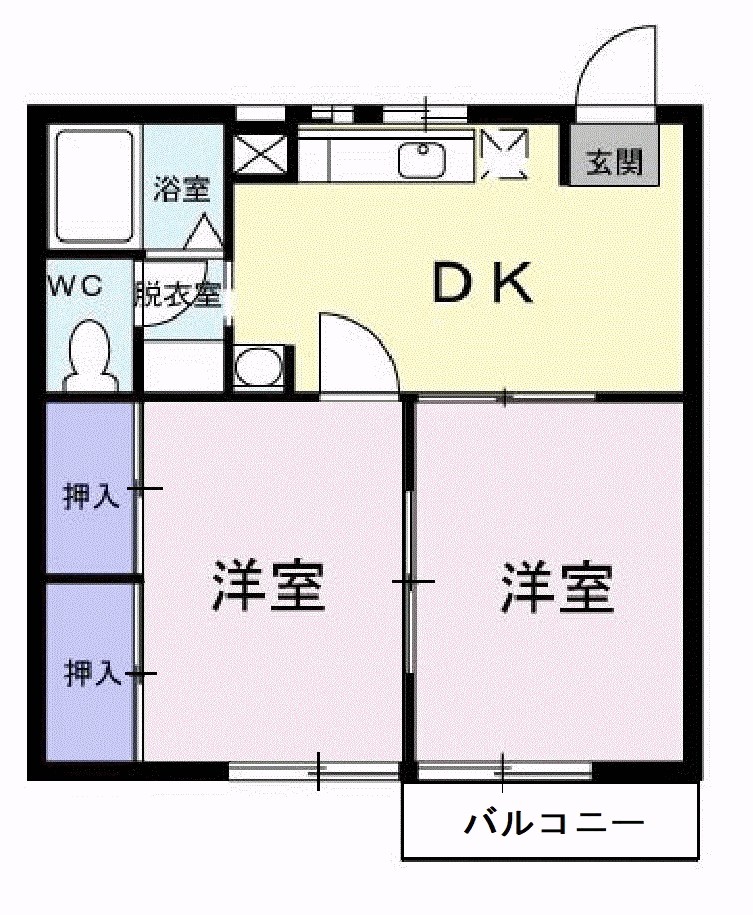 サンハイツ 間取り図