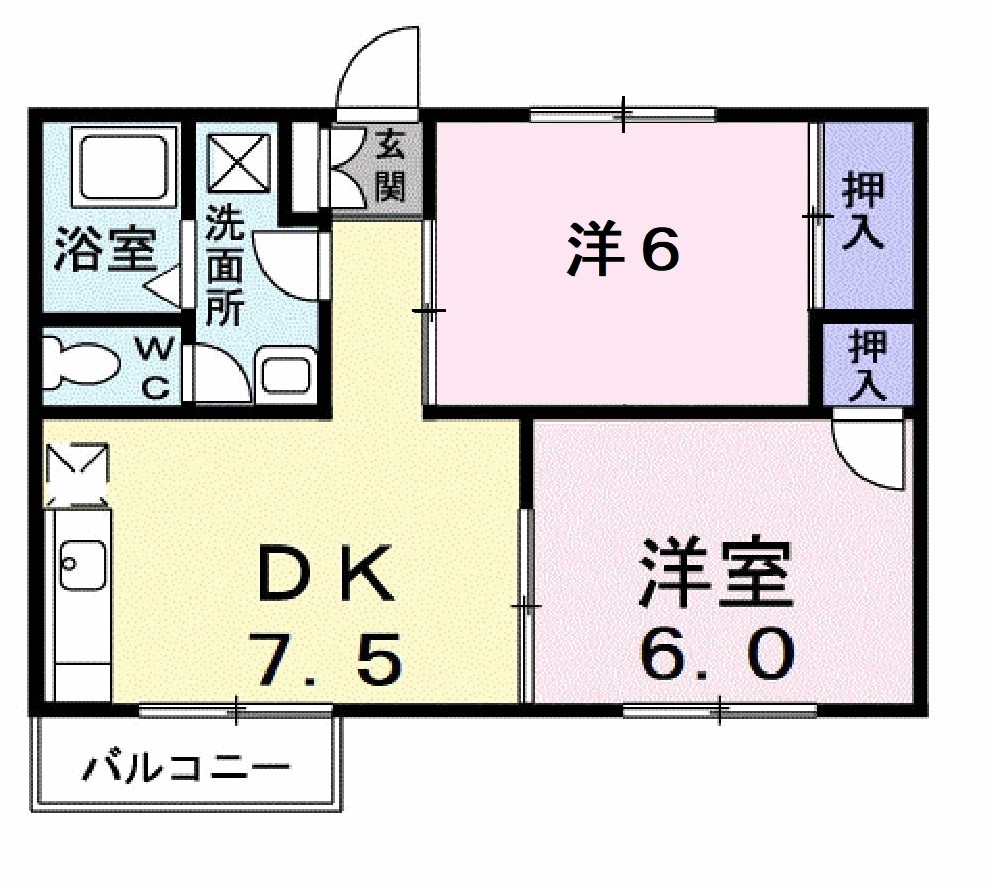 ファミールコーポ 間取り図