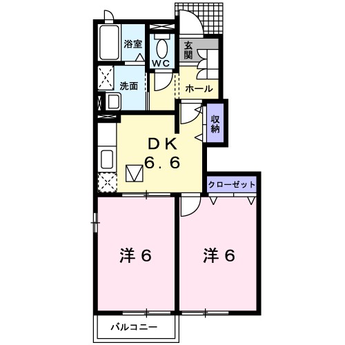 リッツハウス　ヴィラ 間取り図