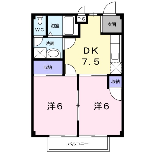 パーリーゲイツⅠ 間取り図