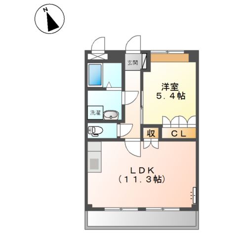 フラワーヒル 間取り図