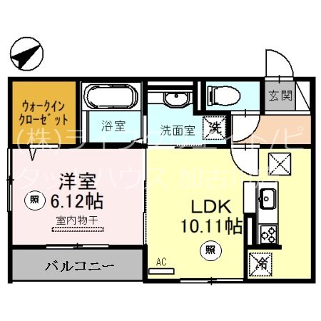 フェリスコンチェルト 間取り図