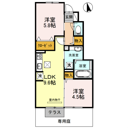 サニーDハウス芝町 間取り図
