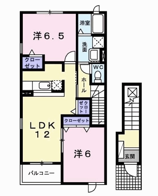 間取り シンヴィオシスC 間取り図