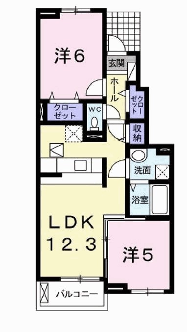 間取り プレアデスA 間取り図