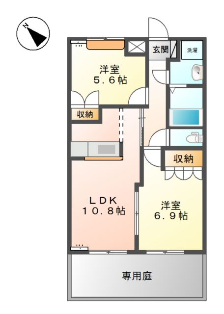 メゾンプロニティ 間取り図