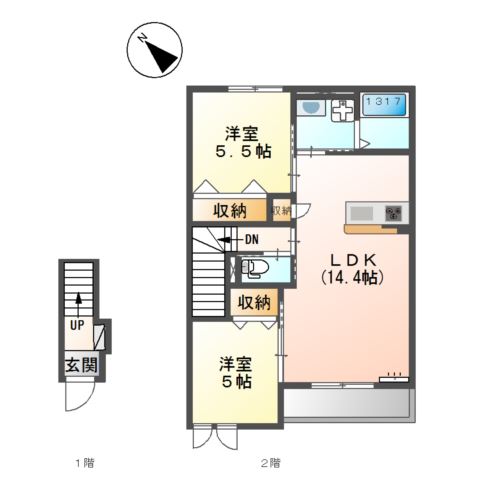 Ｂｏｎ　Ｖｏｙａｇｅ 間取り図