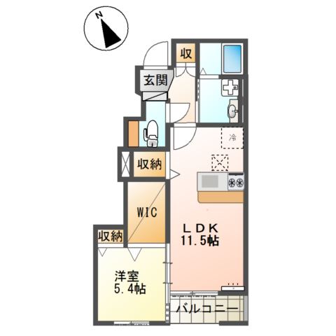 ニューパレス佑錦Ⅱ 間取り図