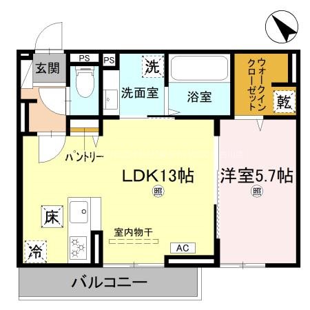 D-PLACE良野 間取り図