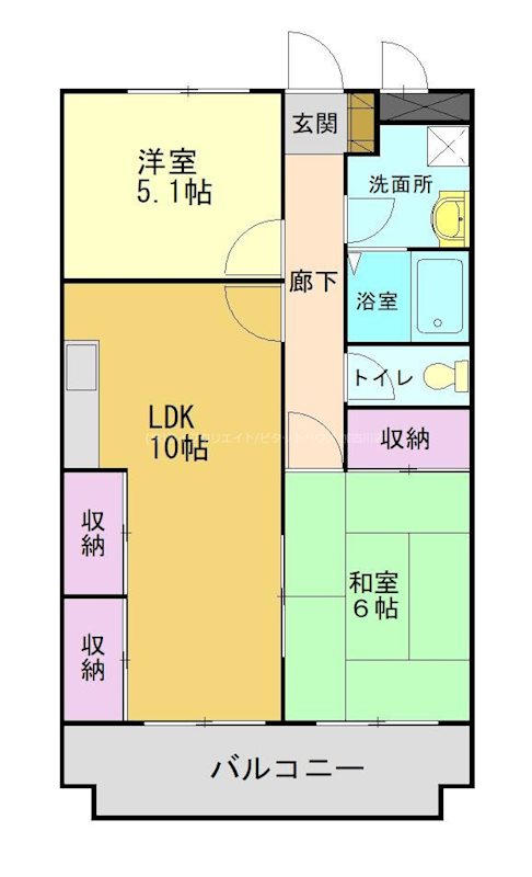 ヴァンヴェール・スドメゾン 間取り図