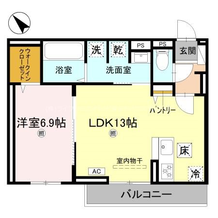 D-PLACE良野 間取り図