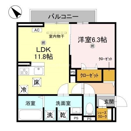 D-PLACE良野 間取り図