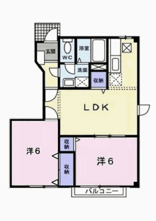 間取り ロシェラシーヌ 間取り図