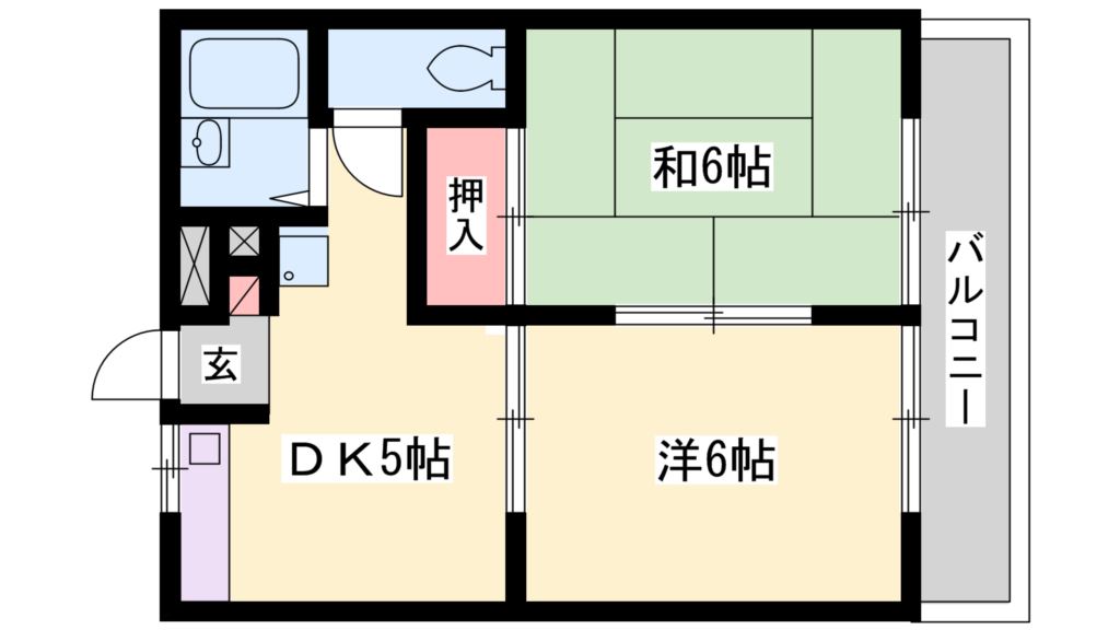 ファミール浜の宮 間取り図