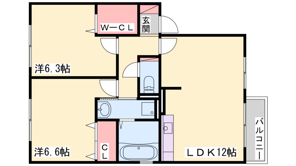 グランモアＺ　Ｂ棟 間取り図