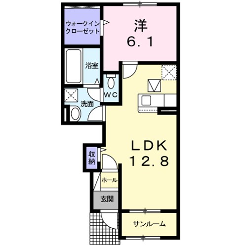 アイリス・Ｋ　Ⅱ 間取り図