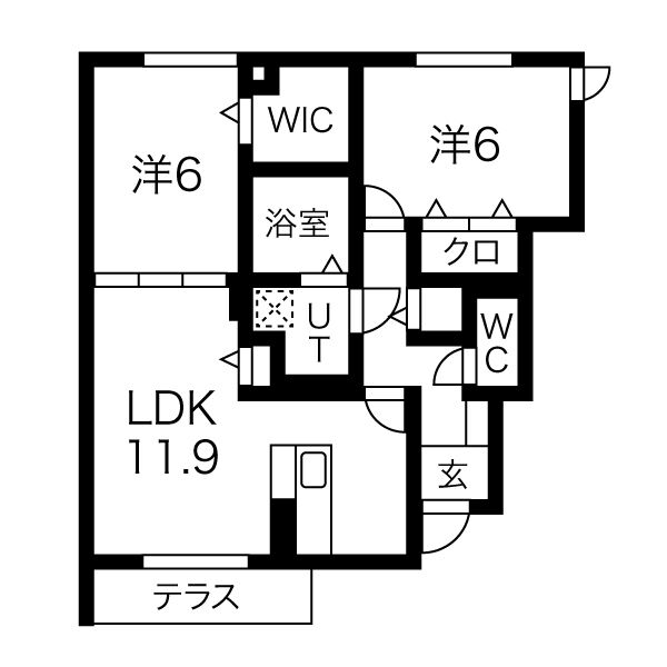 パストラル小野 間取り図