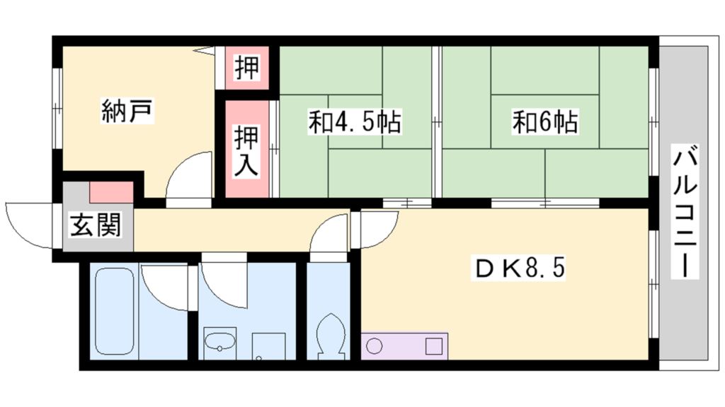 ベルトピア東加古川 間取り図
