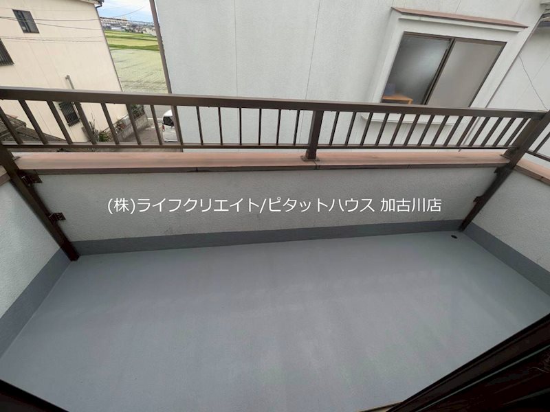 加古川市神野町西条貸家 ベランダ