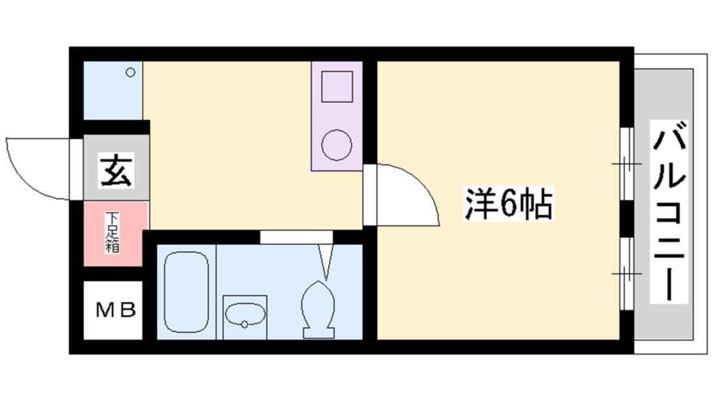 播磨第二ビル 間取り図