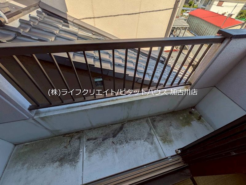 高砂市阿弥陀町 貸家 ベランダ