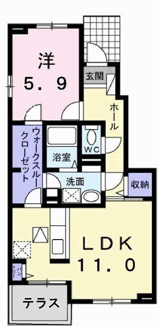 間取り プルミエール ラ・メゾン 間取り図